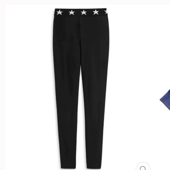 Katiejnyc shiny black leggings with star elastic waste - Picture 1 of 4